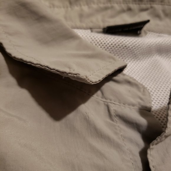 Naviskin Button Up Fishing Shirt Long Sleeve Outdoor Gray | Men's XXL Pre-owned - Picture 9 of 9